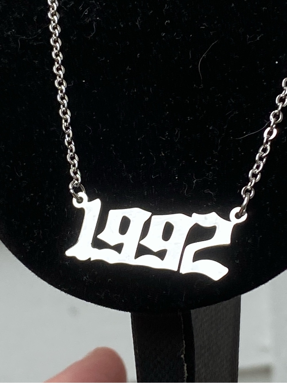 1992 Year Stainless Steel Necklace